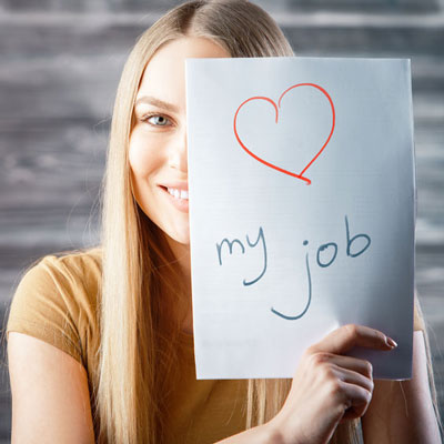 Young Woman Who Loves Her Job 